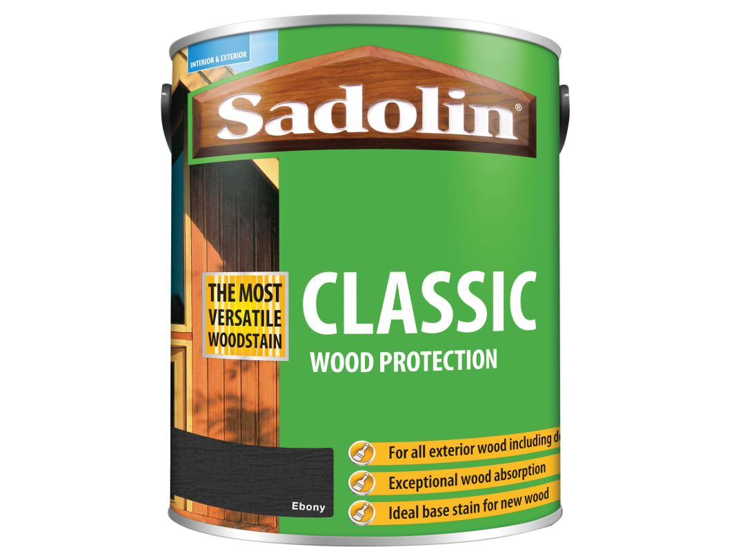 Sadolin Classic Wood Protection Ebony 5 litre 5012924