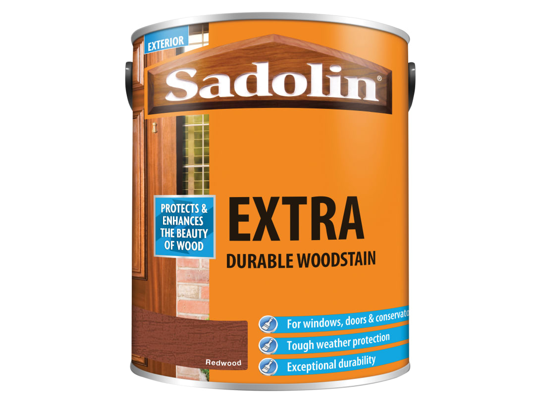 Sadolin Extra Durable Woodstain Redwood 5 litre 5013000