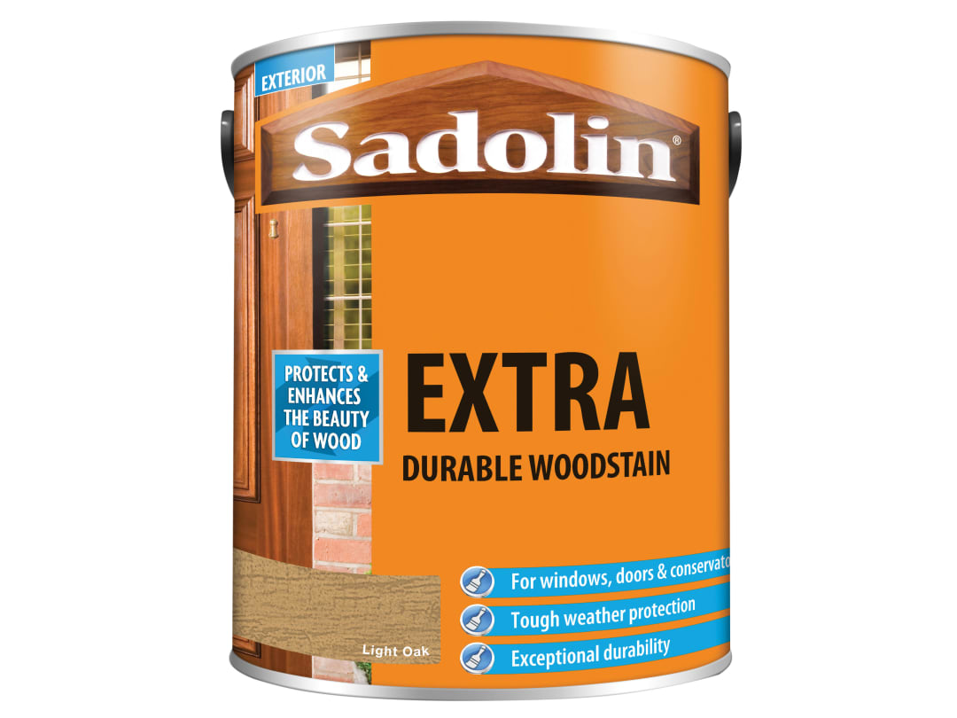 Sadolin Extra Durable Woodstain Light Oak 5 litre 5013002