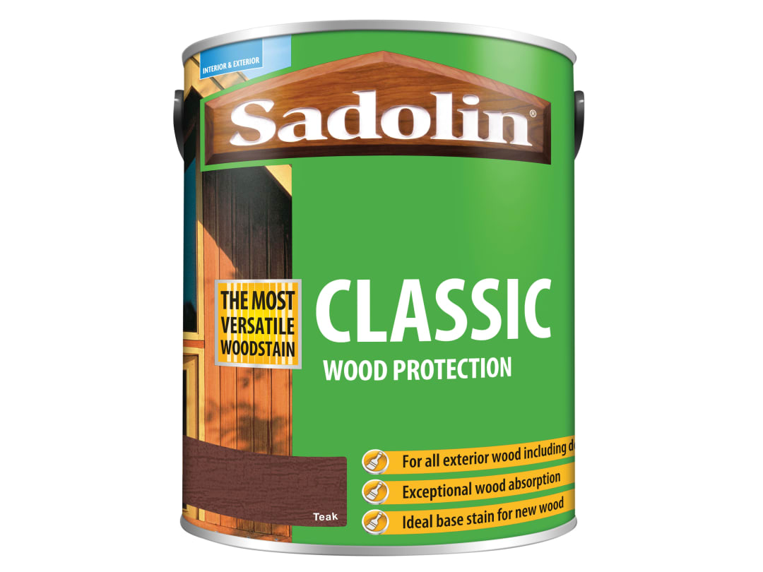 Sadolin Classic Wood Protection Teak 5 litre 5028463