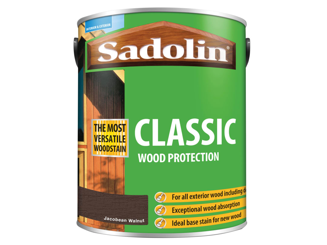 Sadolin Classic Wood Protection Jacobean Walnut 5 litre 5028467