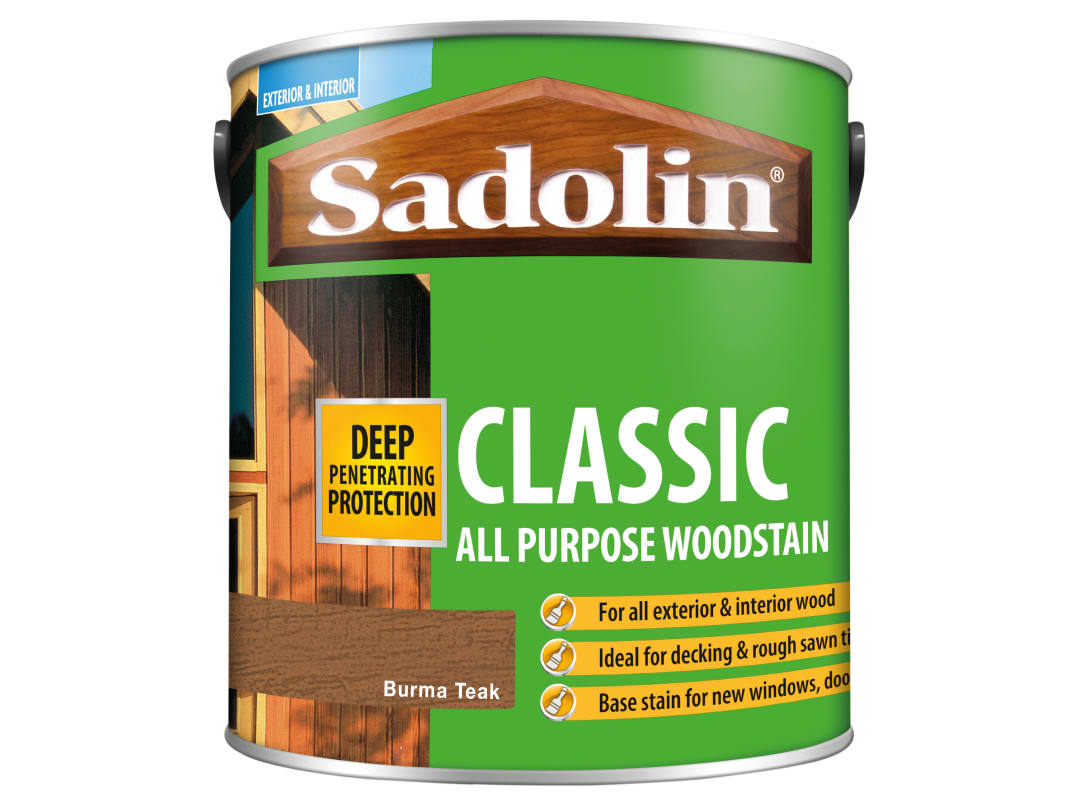 Sadolin Classic Wood Protection Burma Teak 2.5 litre 5028480