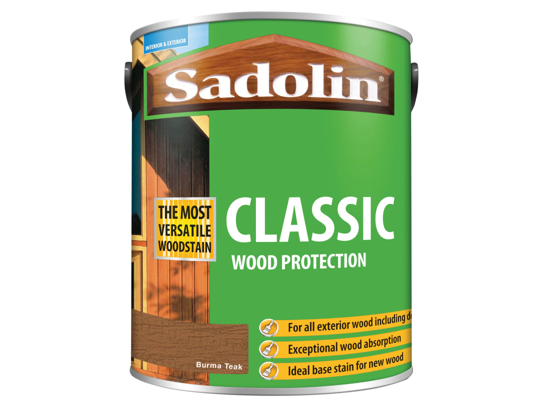 Sadolin Classic Wood Protection Burma Teak 5 litre 5028481