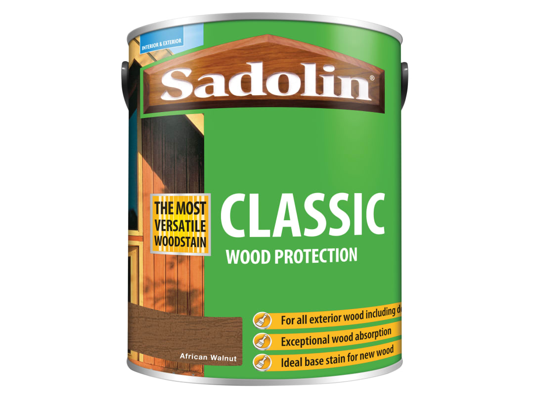 Sadolin Classic Wood Protection African Walnut 5 litre 5028485