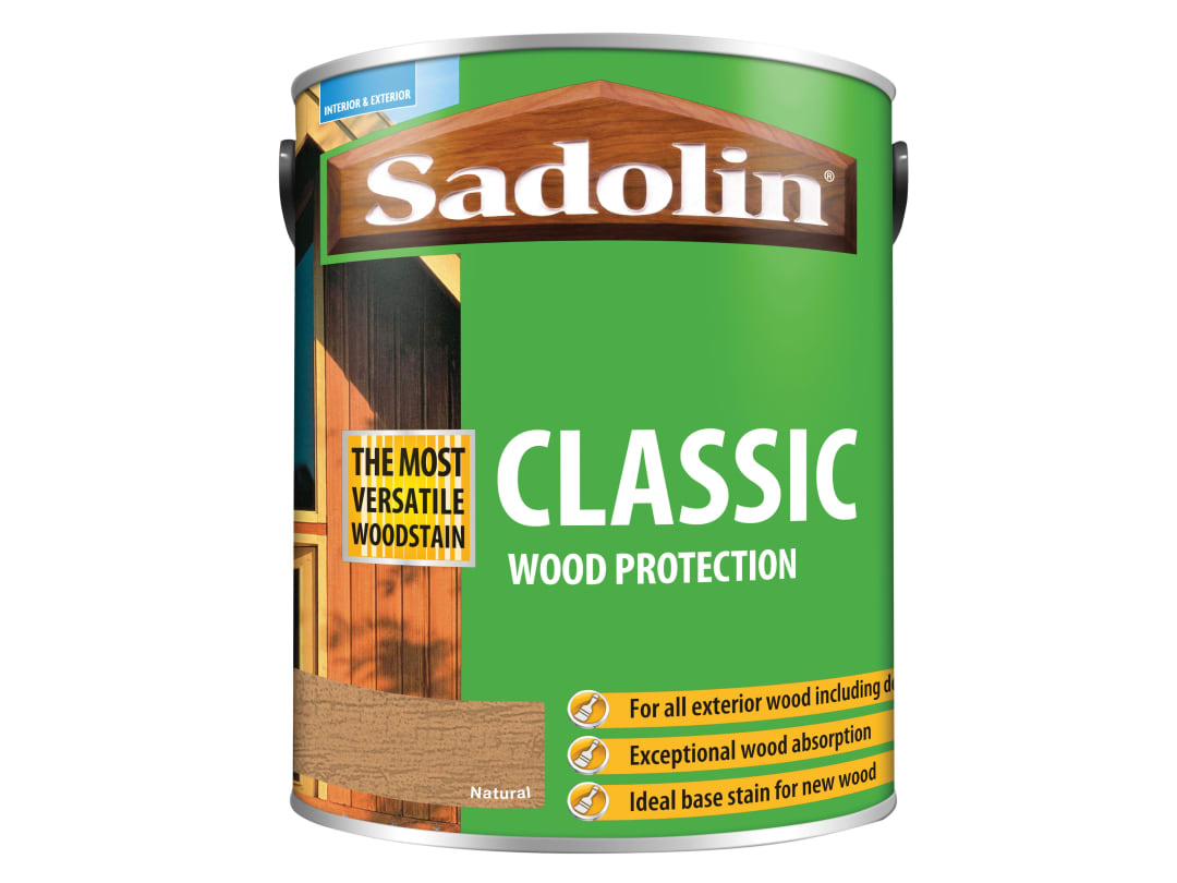 Sadolin Classic Wood Protection Natural 5 litre 5028504