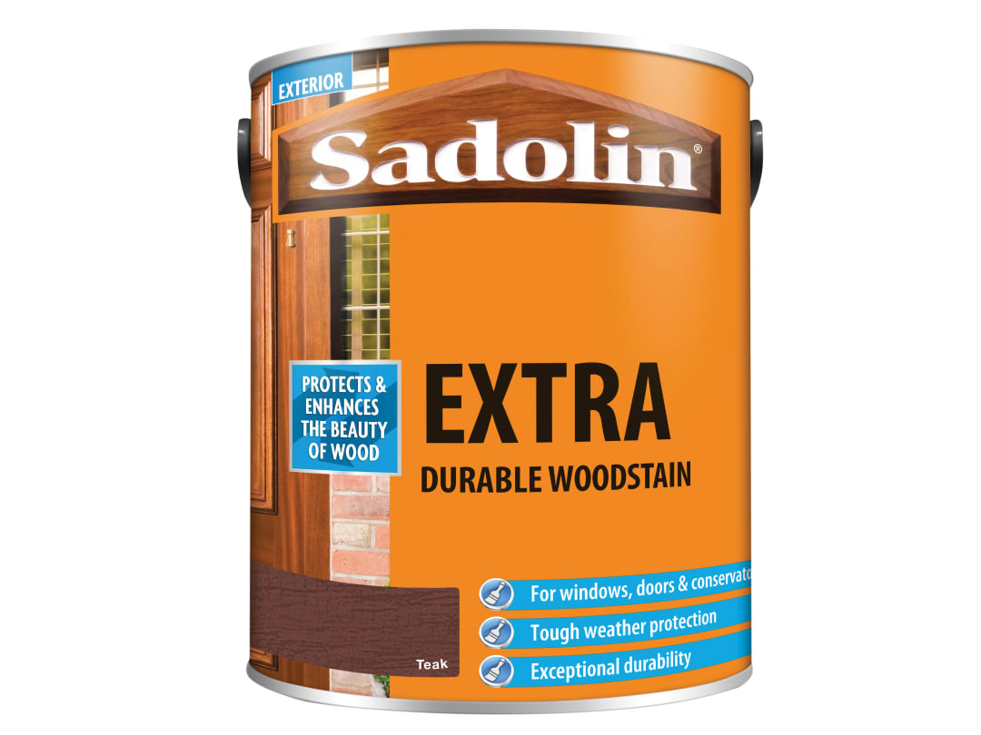 Sadolin Extra Durable Woodstain Teak 5 litre 5028536