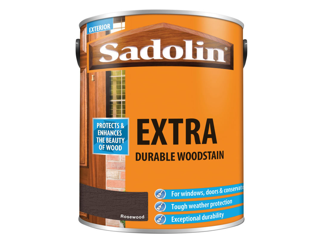 Sadolin Extra Durable Woodstain Rosewood 5 litre 5028561