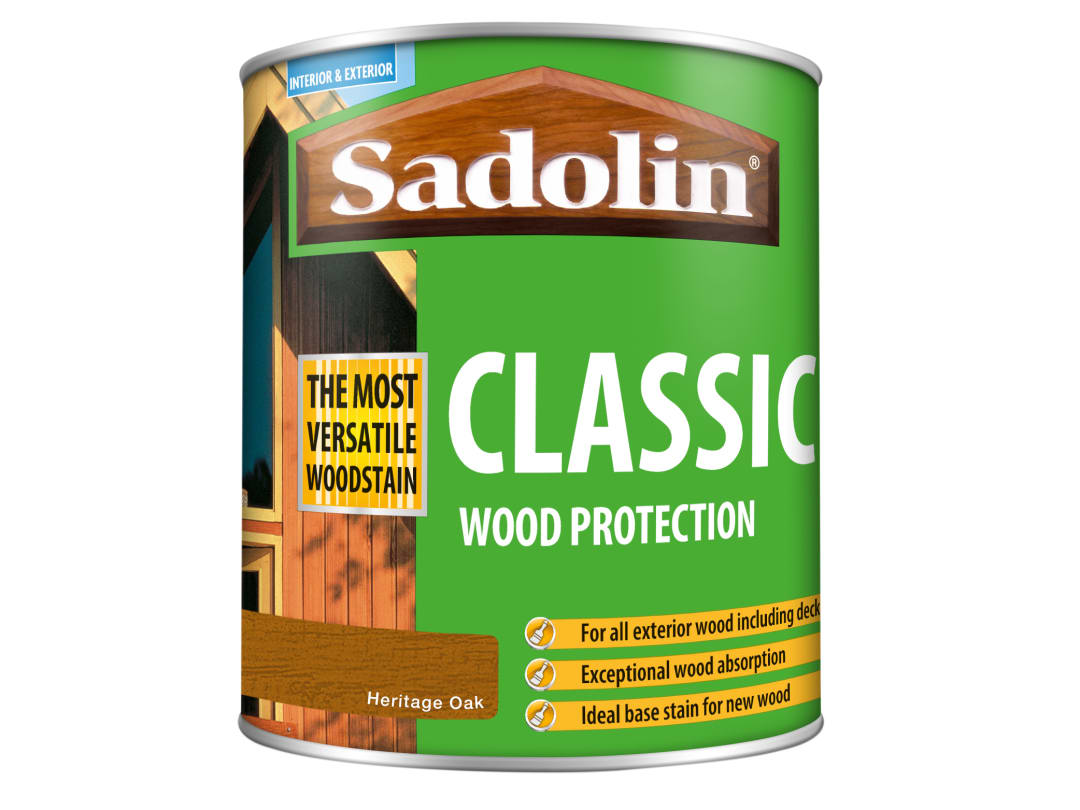 Sadolin Classic Wood Protection Heritage Oak 1 litre 5090979
