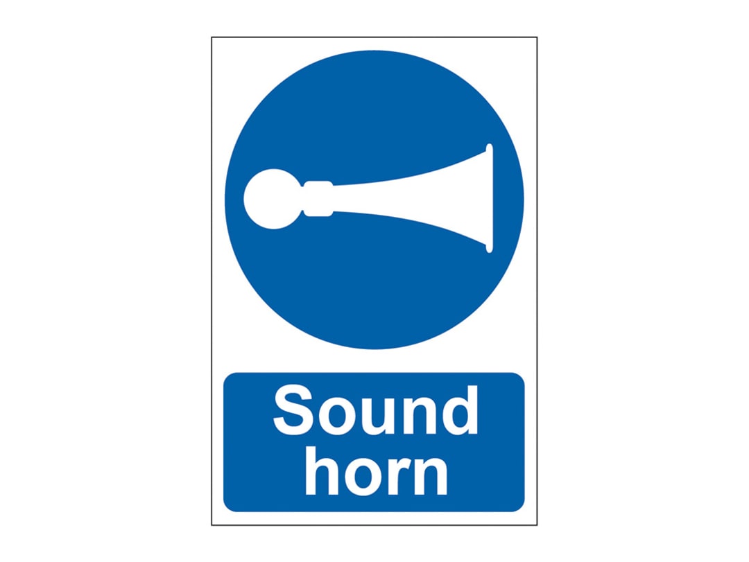 Scan Sound Horn - PVC Sign 200 x 300mm 0250