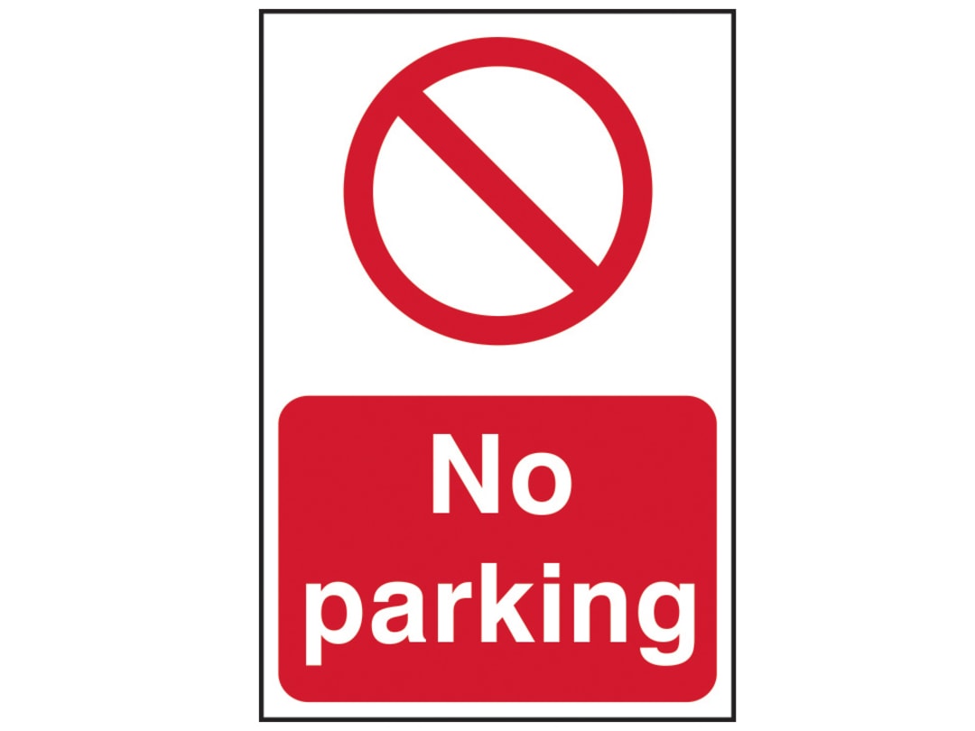 Scan No Parking - PVC Sign 200 x 300mm 0605