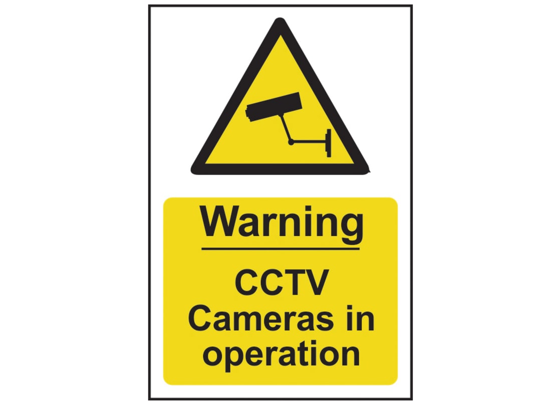 Scan Warning CCTV Cameras in Operation - PVC Sign 200 x 300mm 1311