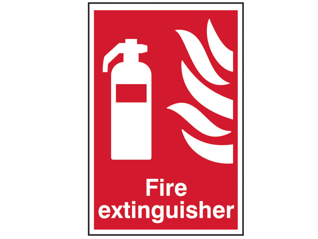 Scan Fire Extinguisher - PVC Sign 200 x 300mm 1350