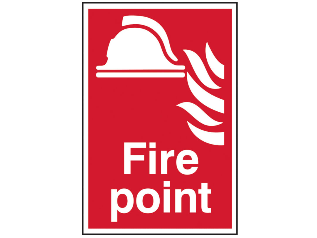 Scan Fire Point - PVC Sign 200 x 300mm 1451