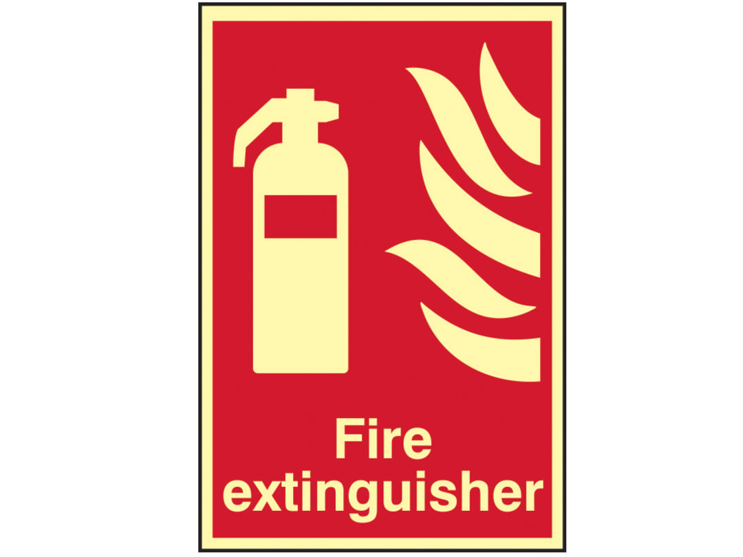 Scan Fire Extinguisher Photoluminescent - 200 x 300mm 1571
