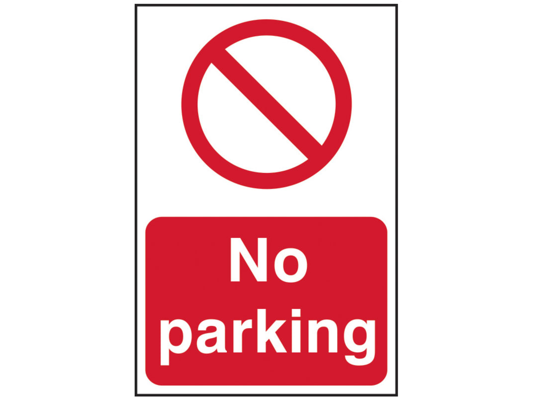 Scan No Parking - PVC Sign 400 x 600mm 4051