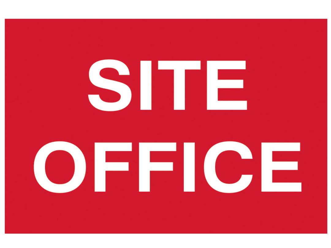 Scan Site Office - PVC Sign 600 x 400mm 4252