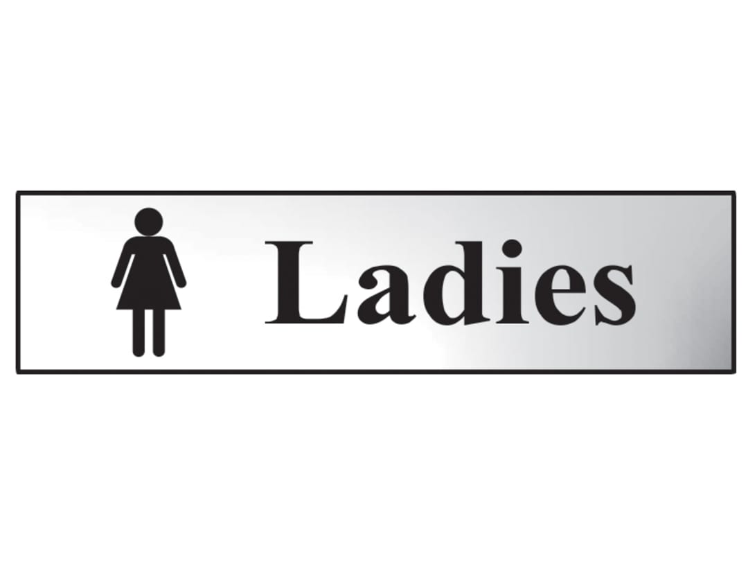 Scan Ladies - Polished Chrome Effect 200 x 50mm 6002C