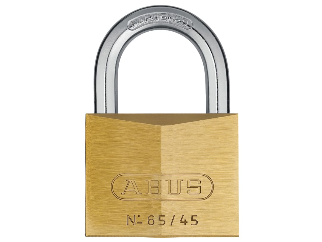 ABUS Mechanical 65/45mm Brass Padlock Keyed Alike 456 10003904-01