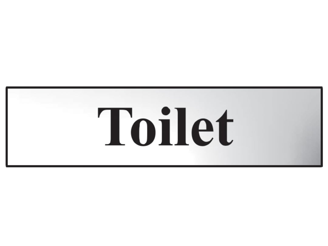 Scan Toilet - Polished Chrome Effect 200 x 50mm 6051C