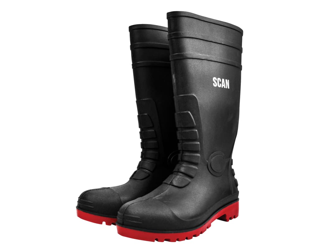 Scan Safety Wellingtons UK 10 EUR 44 W-6037 BLACK