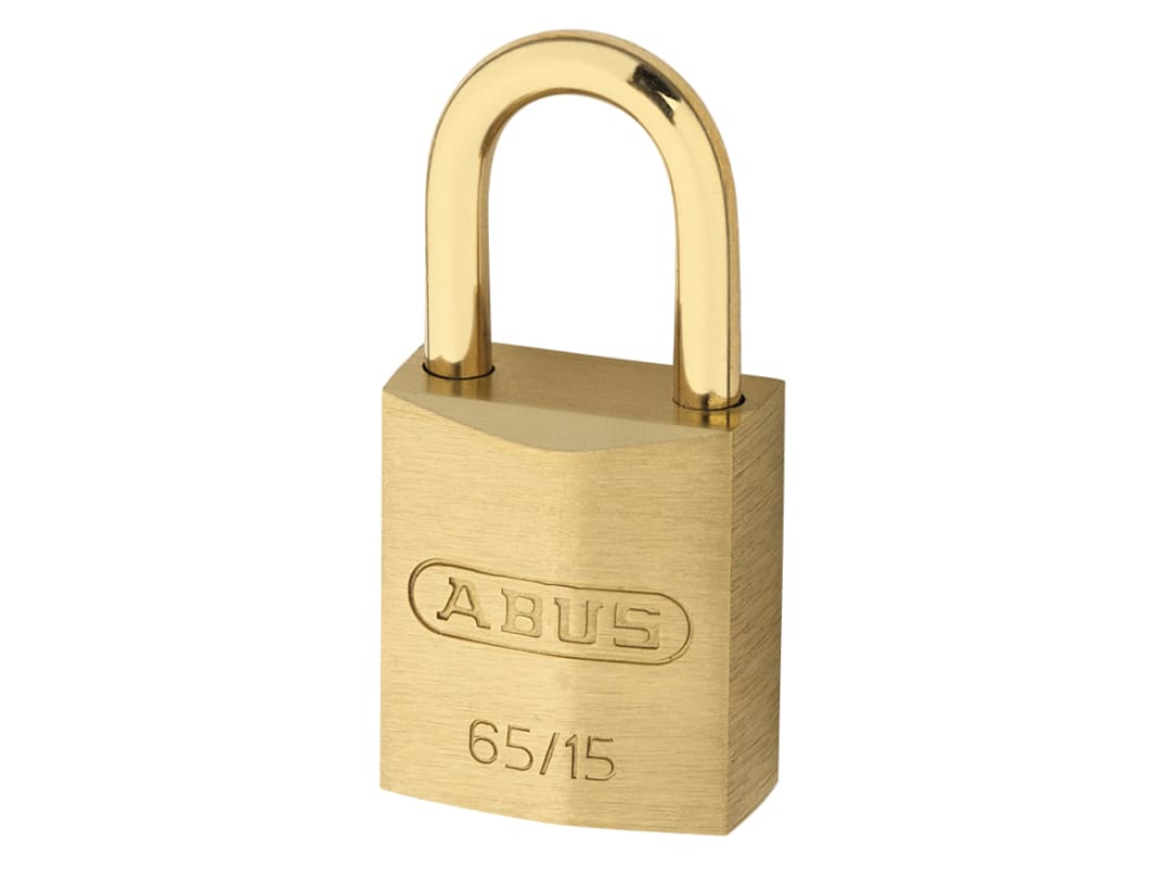 ABUS Mechanical 65MB/15mm Solid Brass Padlock Keyed Alike 151 10009326-01