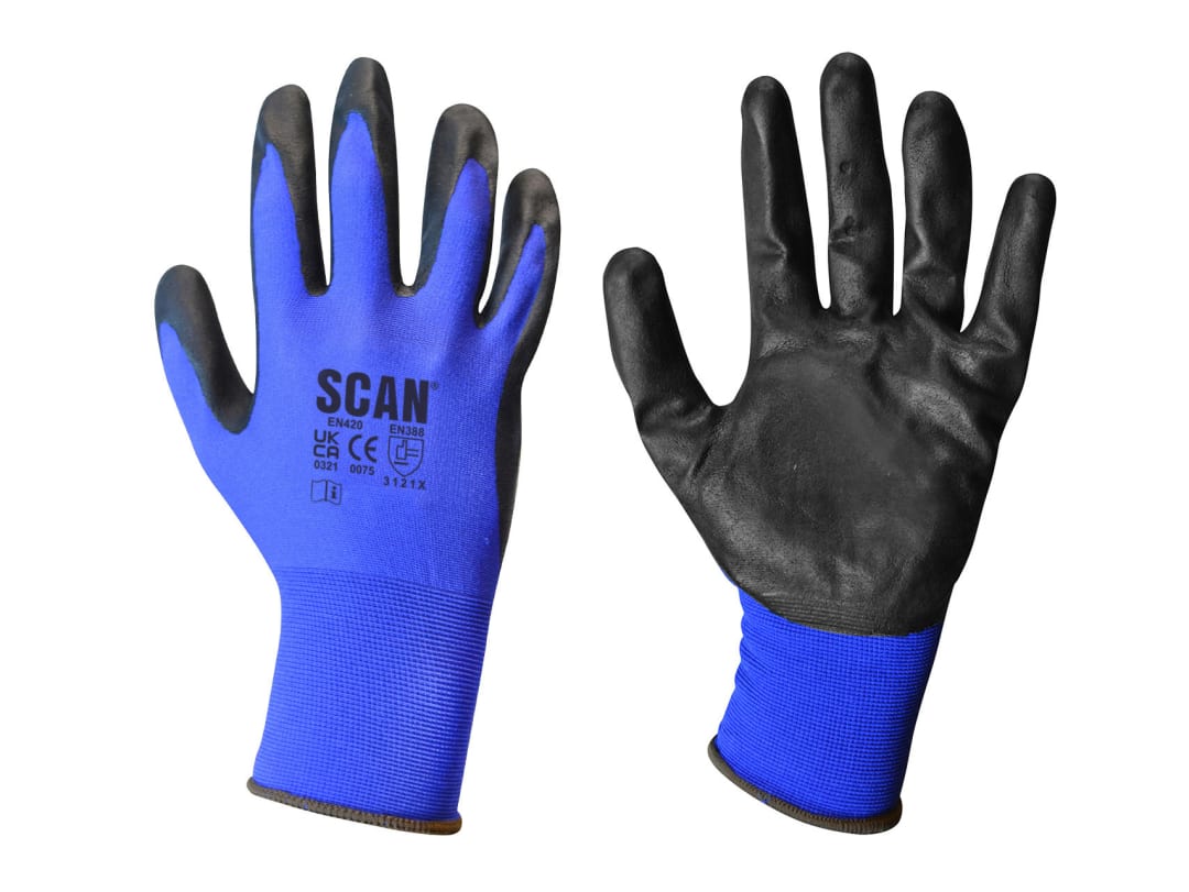 Scan Max - Dexterity Nitrile Gloves - M (Size 8) N550118