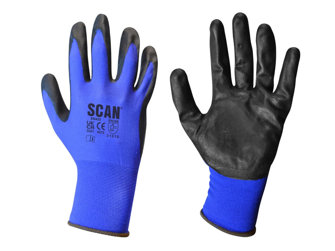 Scan Max - Dexterity Nitrile Gloves - XL (Size 10) N550118