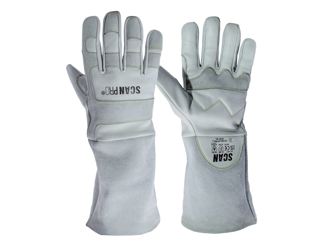 Scan Premium Leather Welding Gloves - XL (Size 10) PT-1203