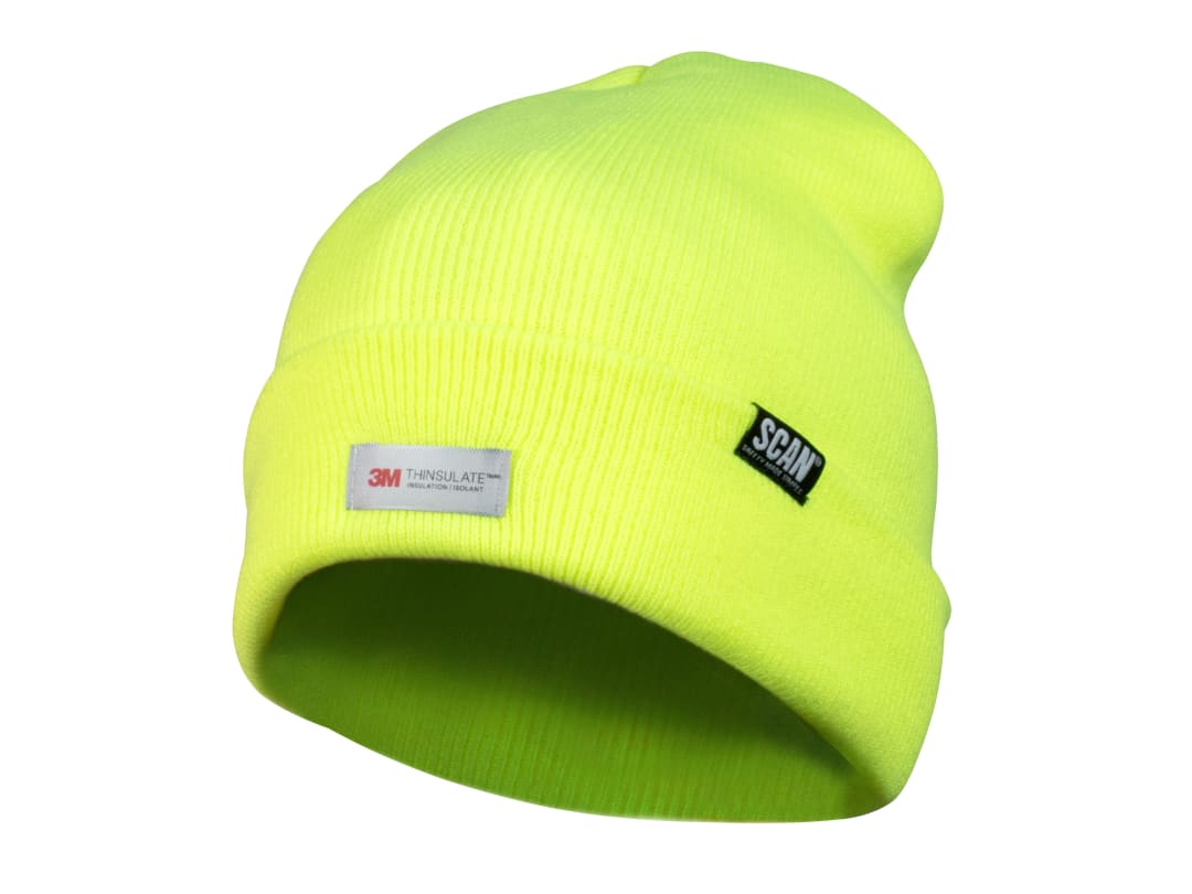 Scan Hi-Vis Yellow Beanie Hat SFCP01