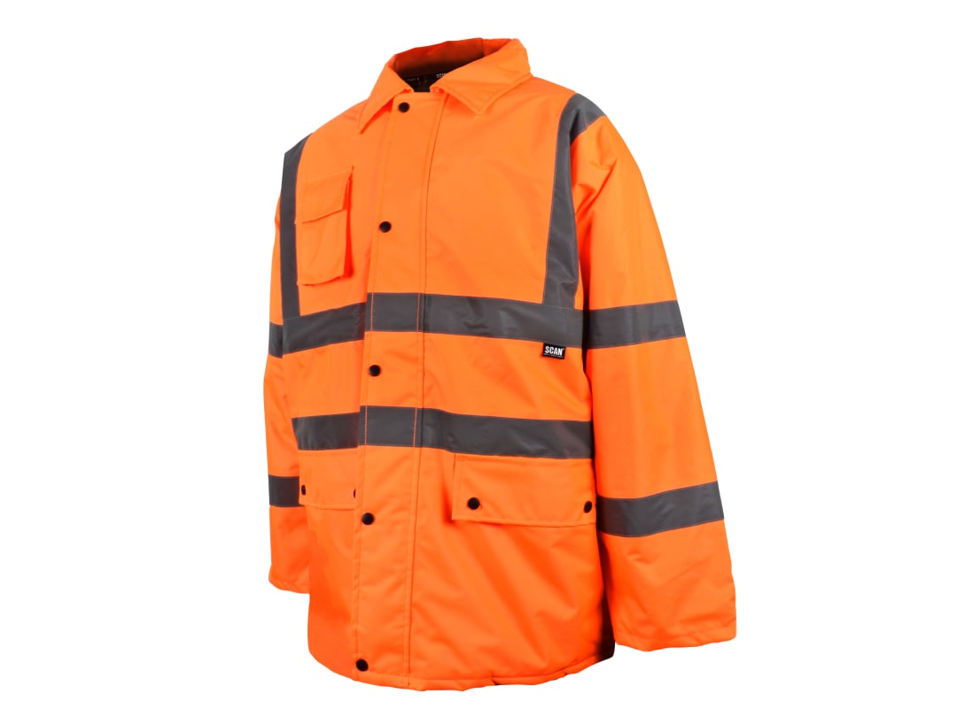 Scan Hi-Vis Orange Motorway Jacket - L (44in) UC803-O