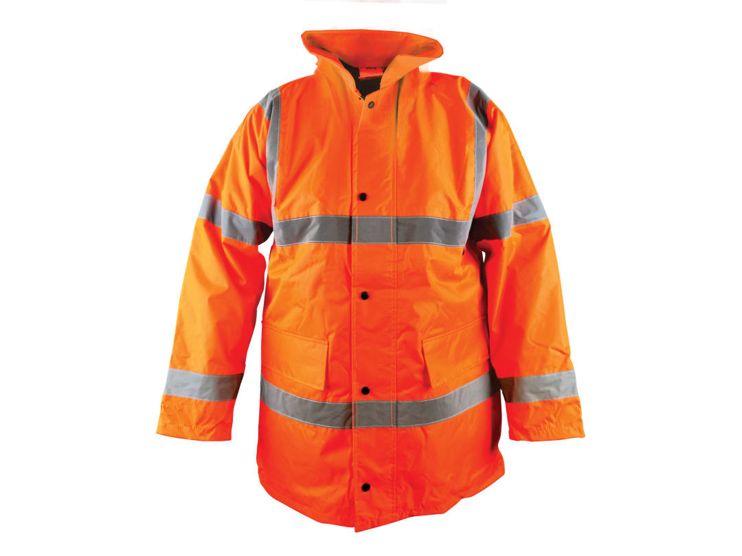 Scan Hi-Vis Orange Motorway Jacket - M (41in) UC803-O