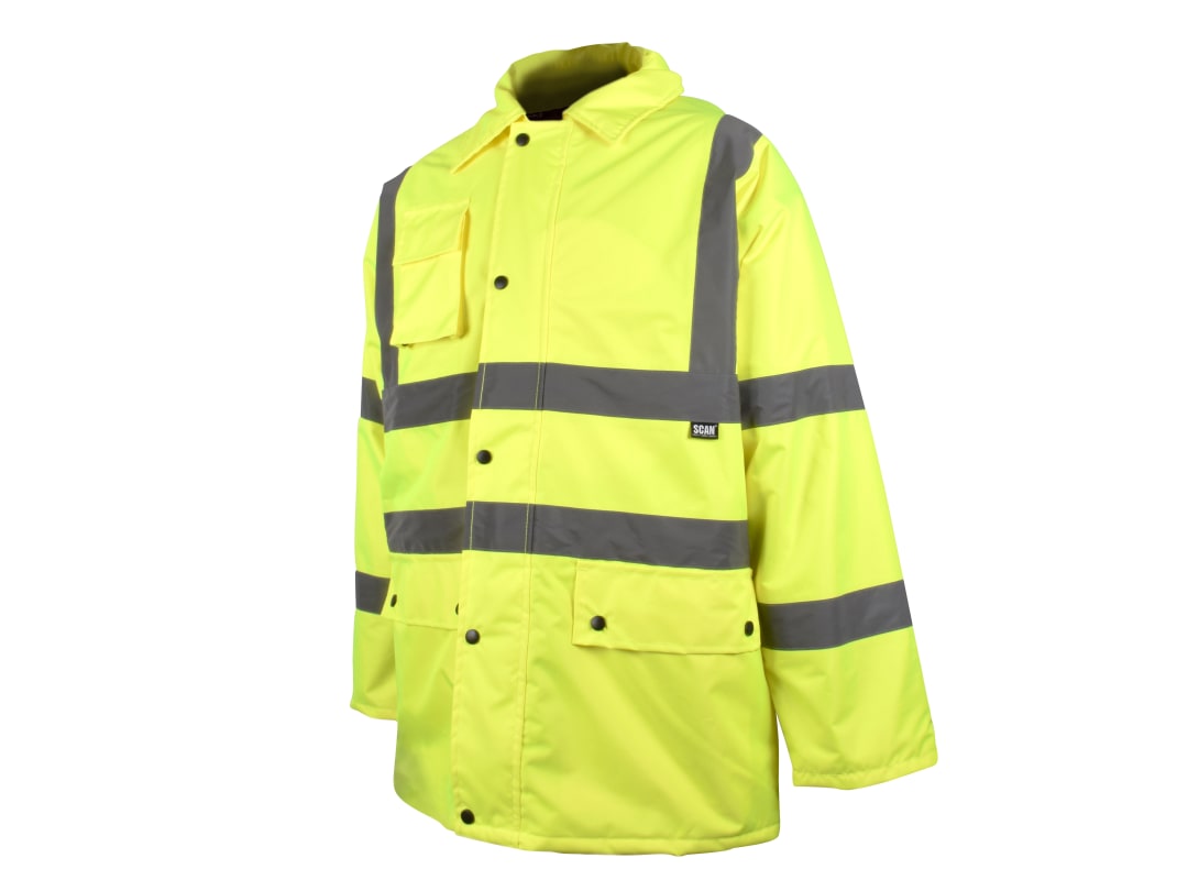 Scan Hi-Vis Yellow Motorway Jacket - XXL (52in) UC803
