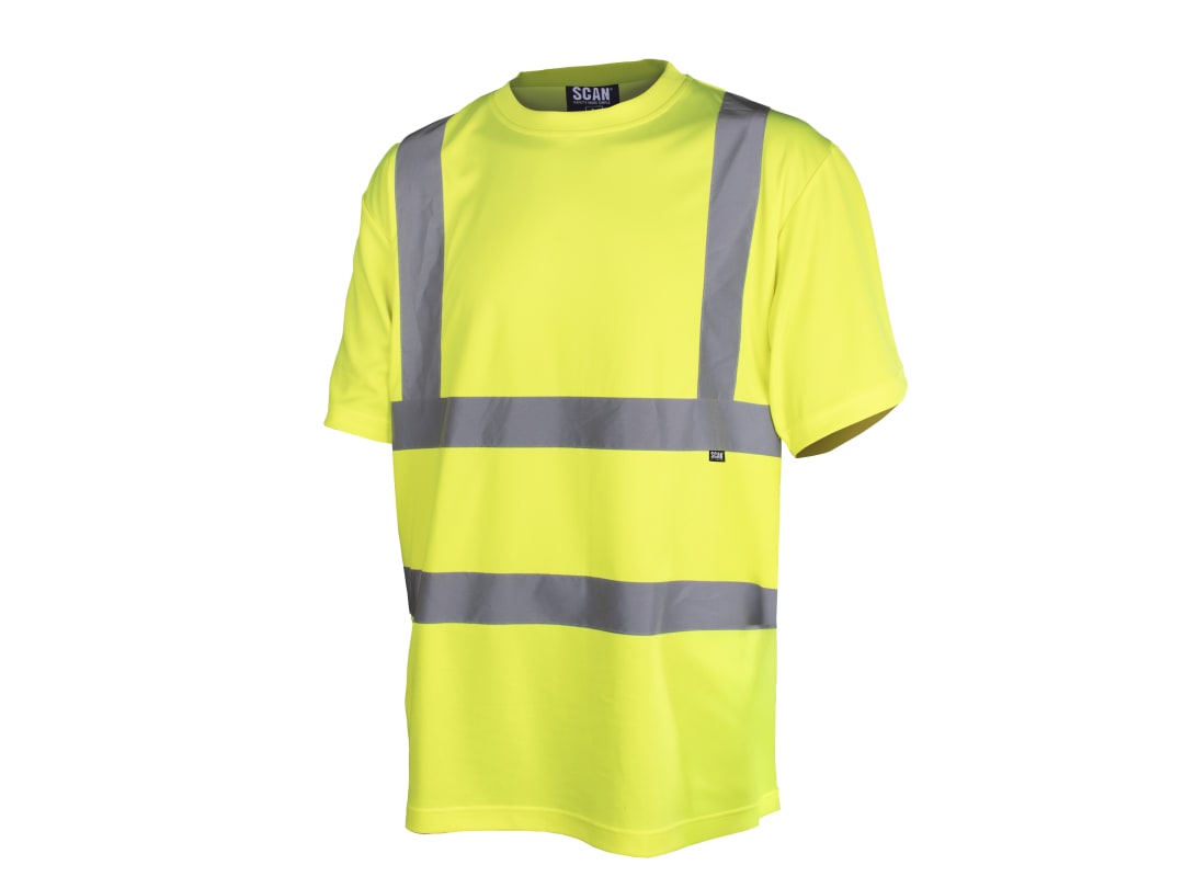 Scan Hi-Vis Yellow T-Shirt - XXL (50in) SFTE01