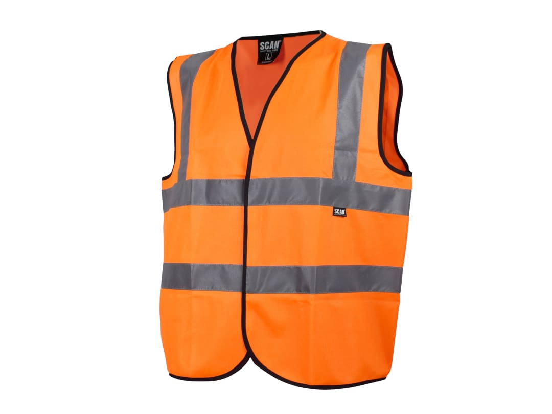 Scan Hi-Vis Orange Waistcoat - M (41in) UC801-O