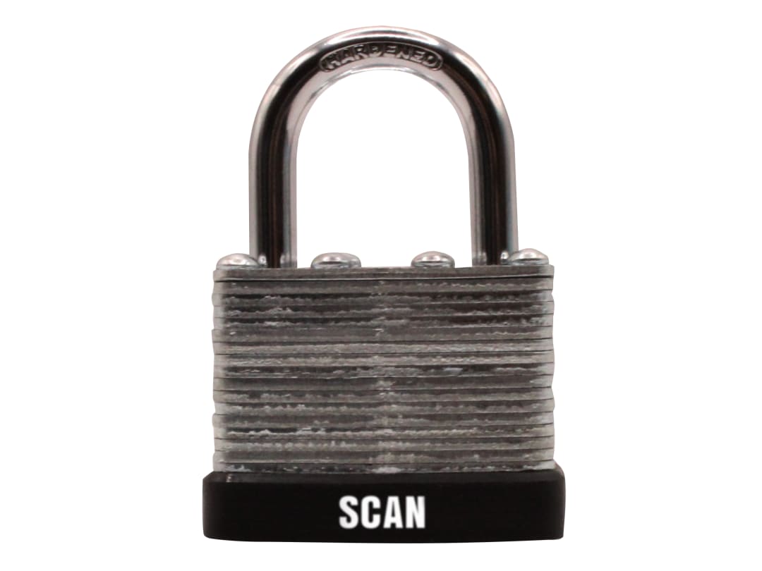 Scan Laminated Steel Padlock 40mm QC0140