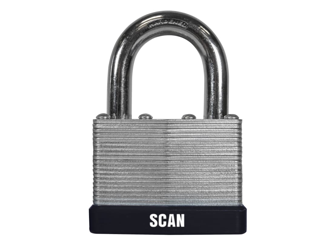 Scan Laminated Steel Padlock 50mm QC0150