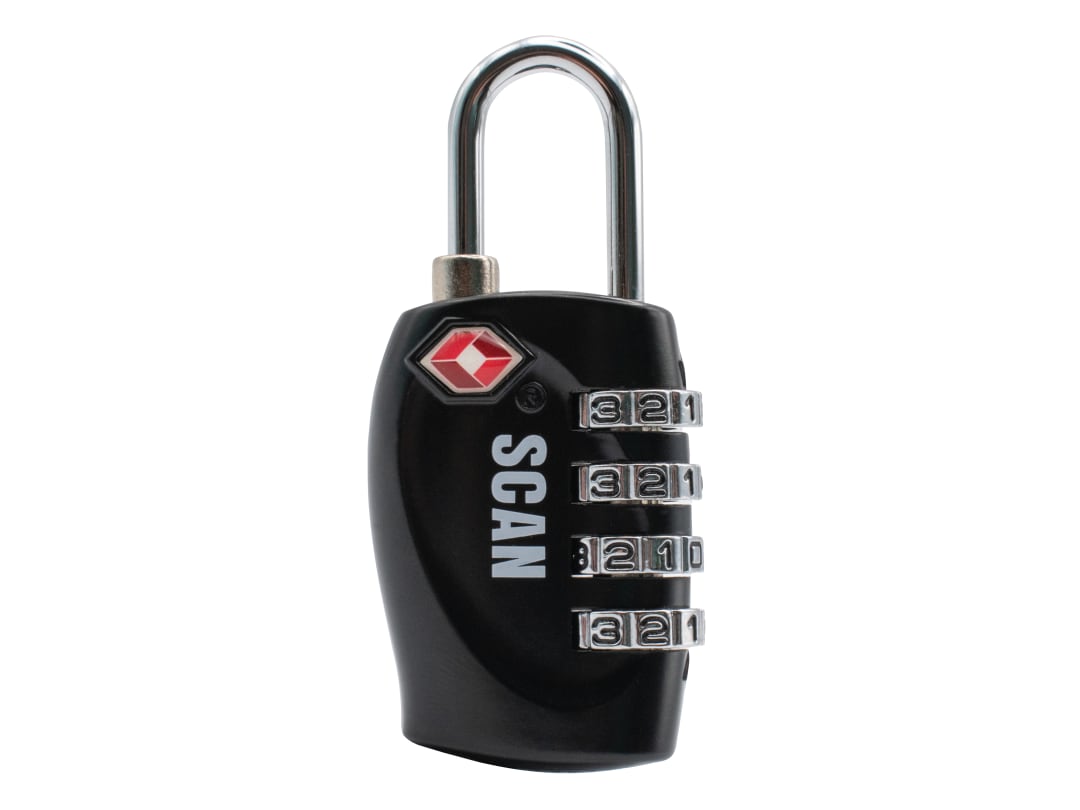 Scan Zinc Combination Padlock TSA Approved WA714-3