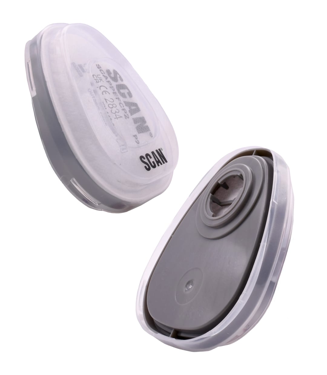 Scan Twin Half Mask P2 Particle Filter Cartridge (Pack of 2) N7501+PP7501+CJZ7501