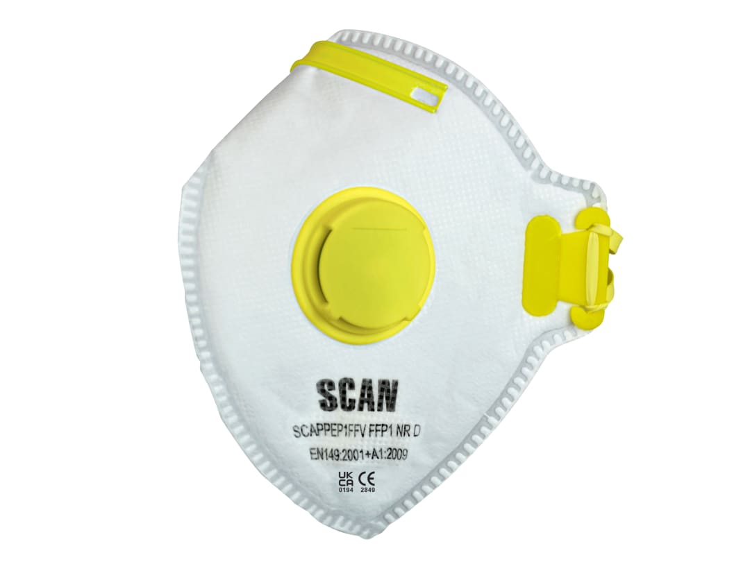 Scan Fold Flat Valved Disposable Mask FFP1 (Pack of 10) DTC3X-FD-10