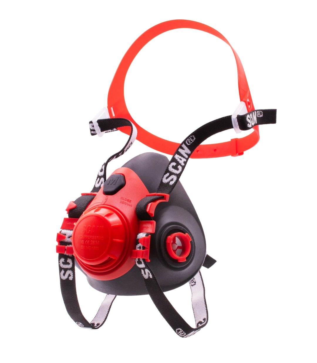 Scan Twin Half Mask Respirator No Filters SM7501