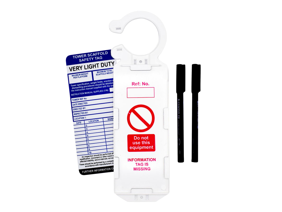 Scan Tower Tag Kit - 10 Kits per Box TG12BOX
