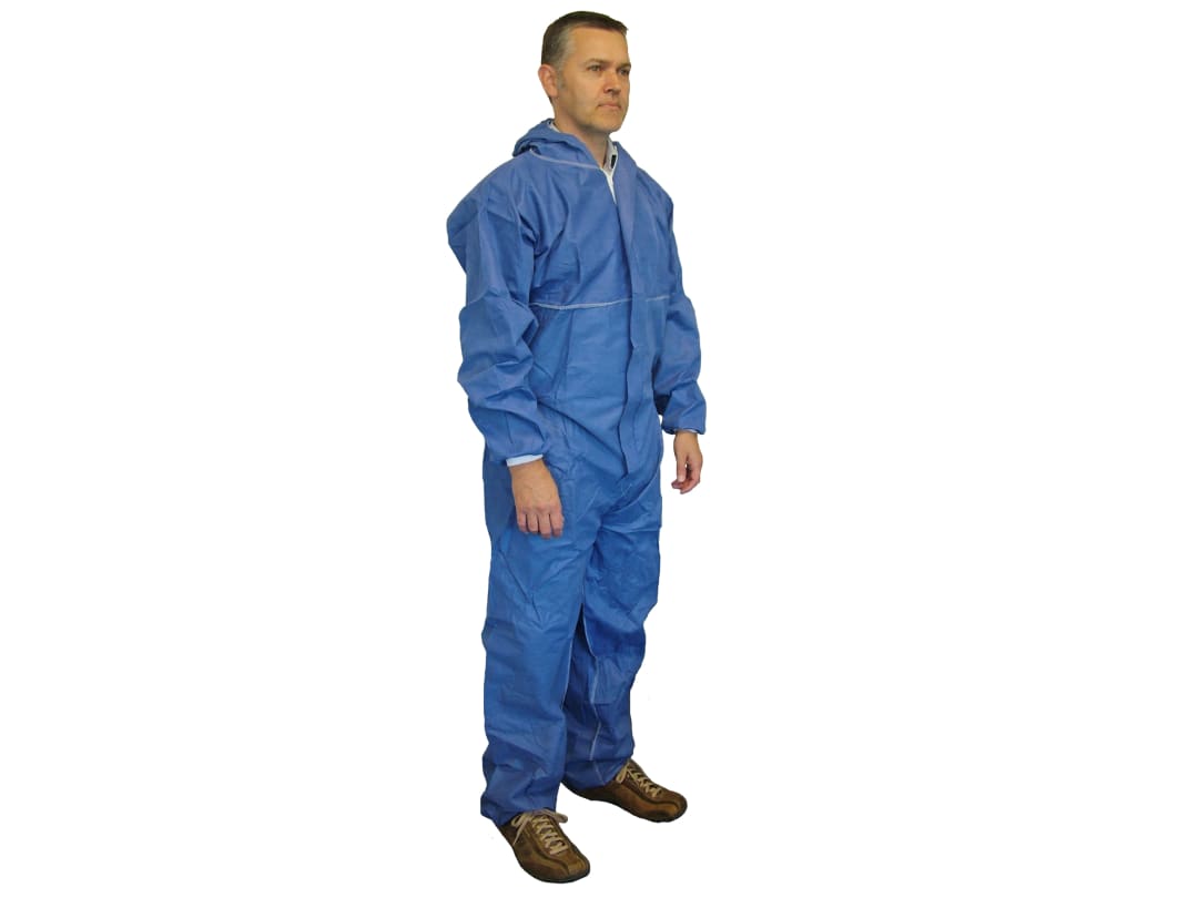 Scan Disposable Overall Navy L (39-42in) 2523 LARGE