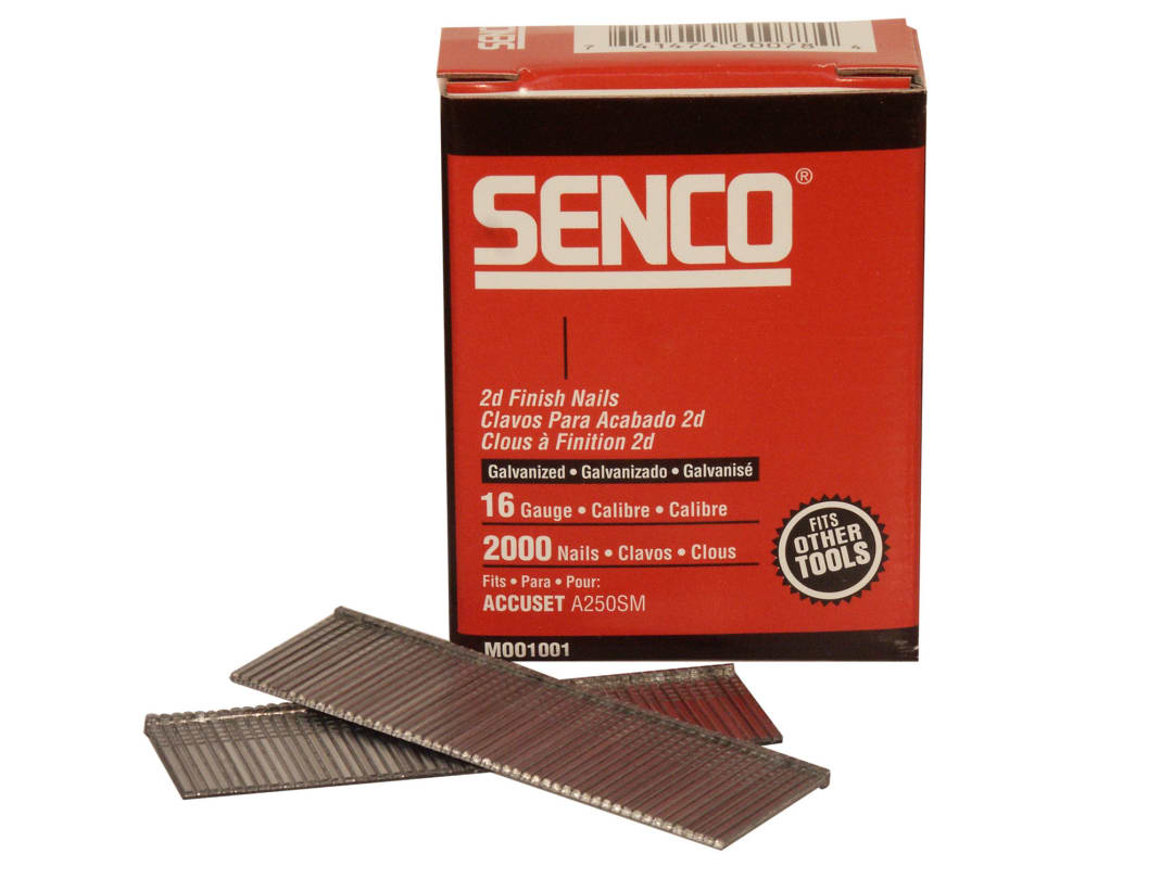 Senco Straight Brad Nails Galvanised 16G x 32mm (Pack 2000) RX15EAA