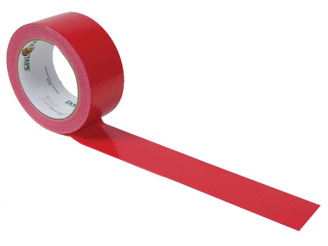 Shurtape Duck Tape Colours Red 48mm x 18.2m 1265014 1265014