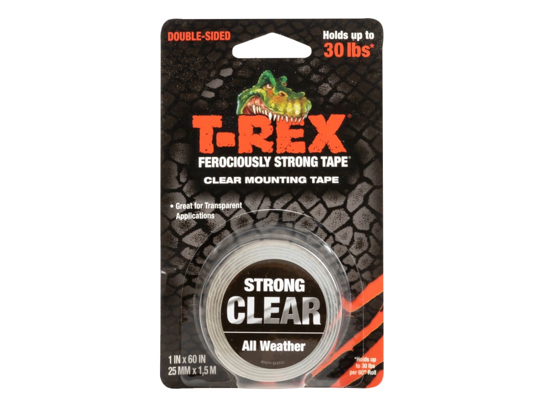 Shurtape T-REX® Clear Mounting Tape 25mm x 1.5m 285664