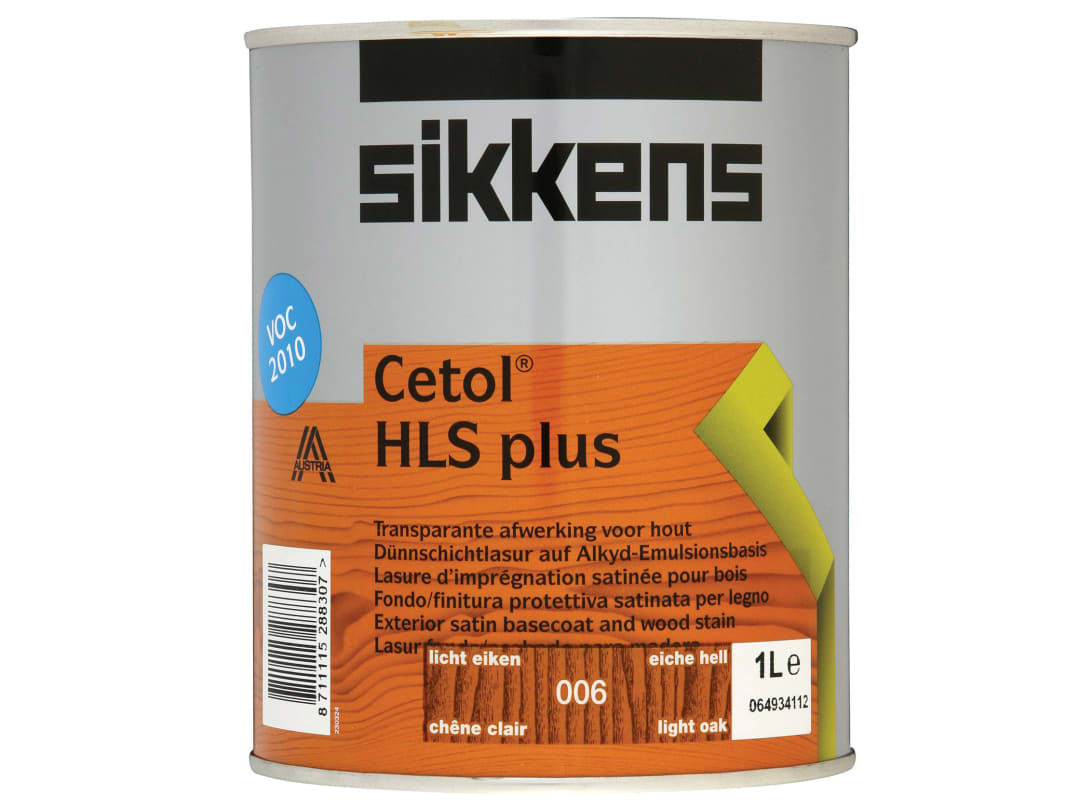 Sikkens Cetol HLS Plus Translucent Woodstain Light Oak 1 litre 5085897