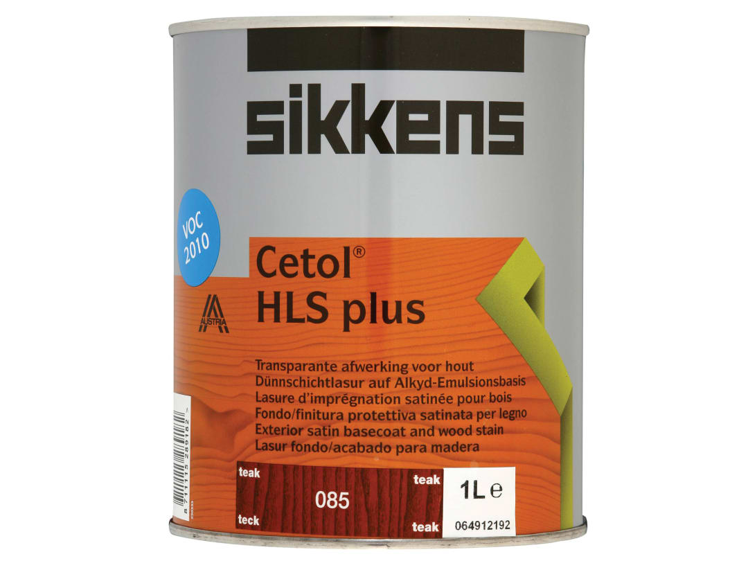 Sikkens Cetol HLS Plus Translucent Woodstain Teak 1 litre 5086005