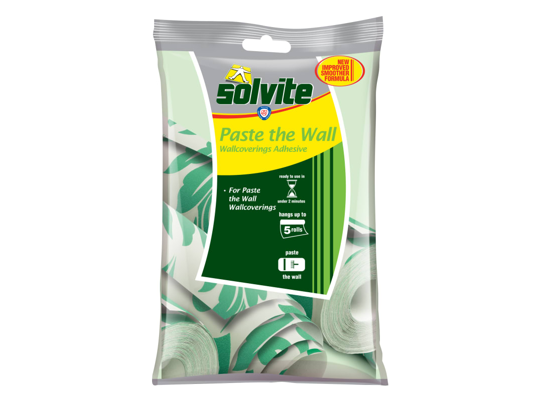 Solvite Paste the Wall Wallcoverings Adhesive - 5 Roll Sachet 1584707