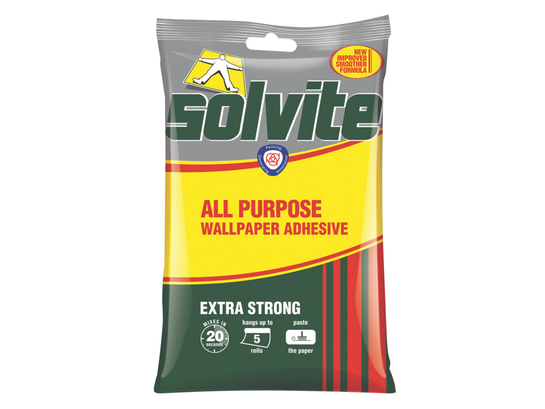 Solvite All Purpose Wallpaper Adhesive 5 Roll 1591219
