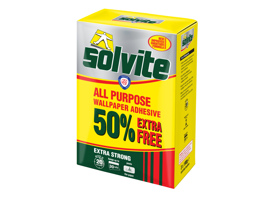 Solvite All Purpose Paper Adhesive Decorators with 50% Extra Free 1882382